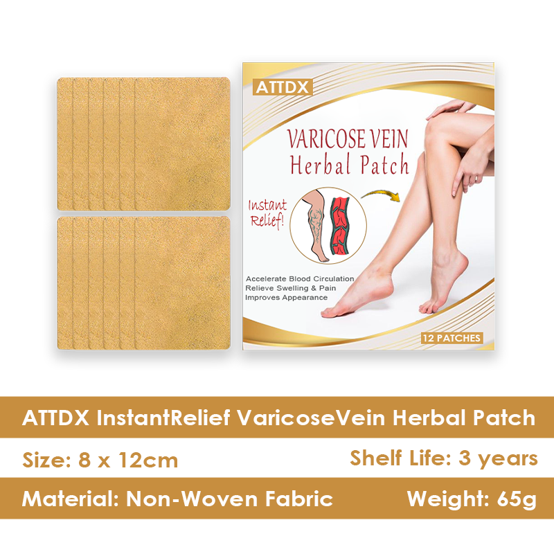 ATTDX InstantRelief VaricoseVein Herbal Patch