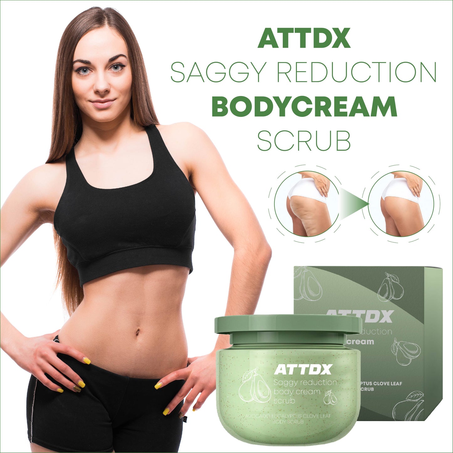 ATTDX SaggyReduction BodyCream Scrub