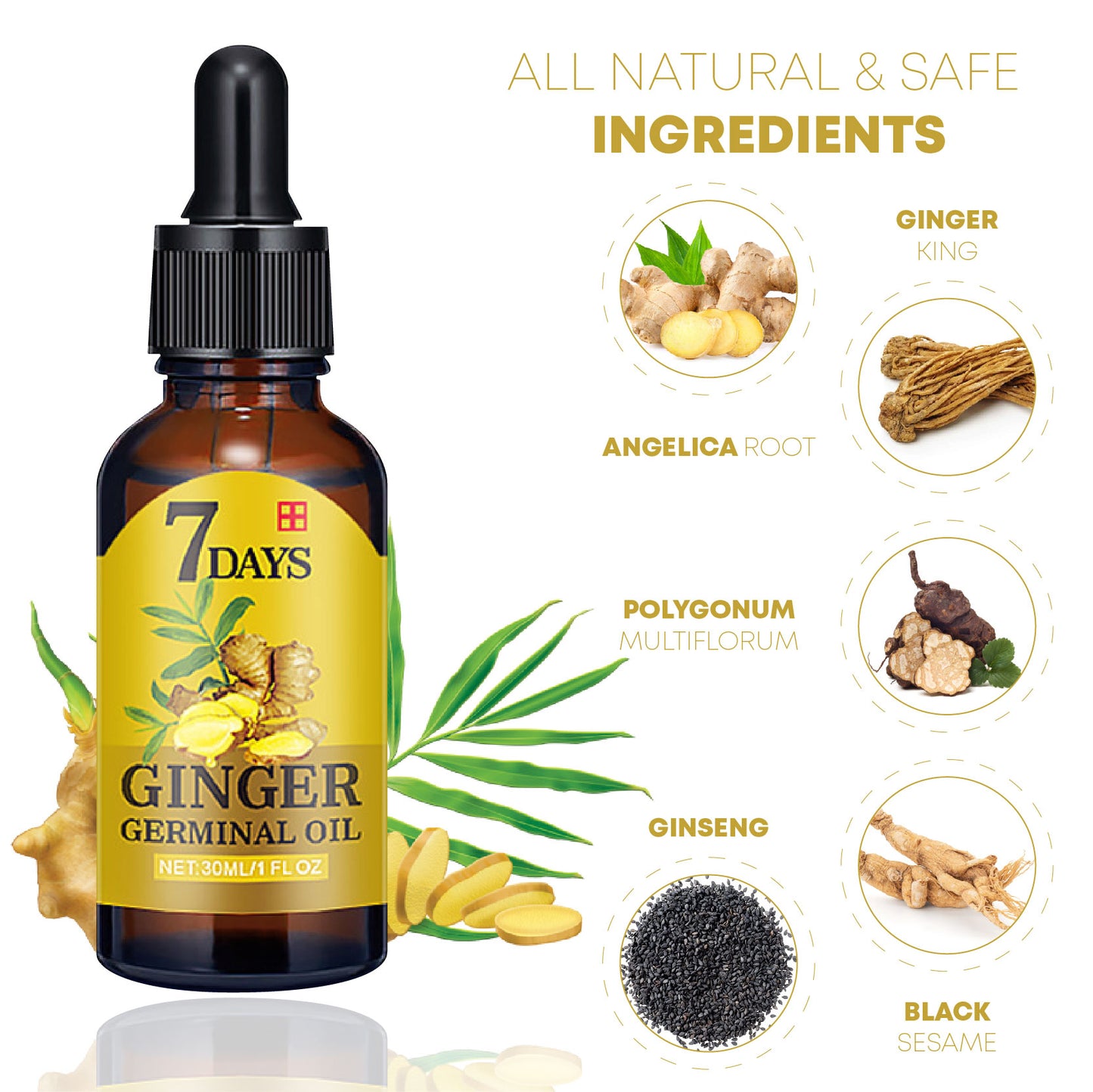 7Days HairReborn Organic GingerSerum