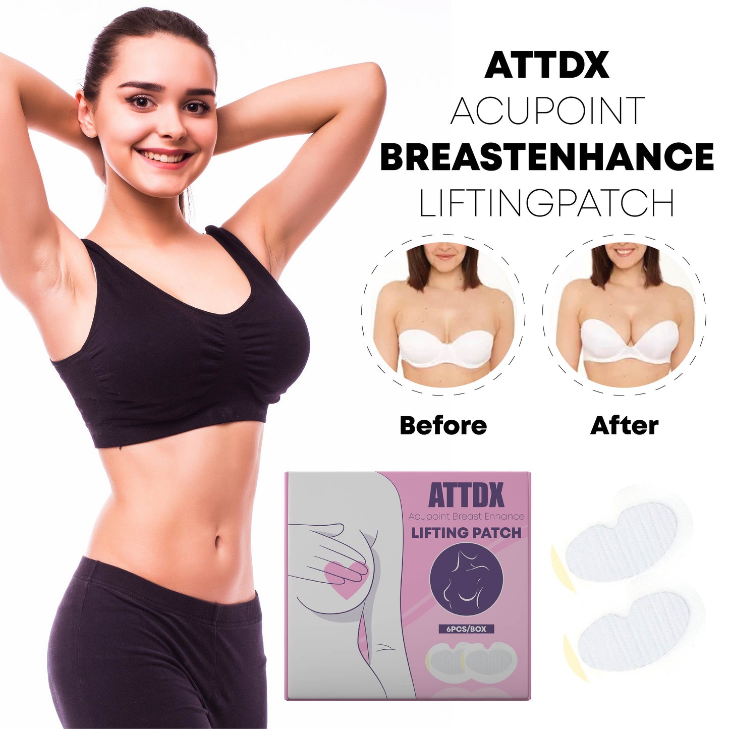 ATTDX Acupoint BreastEnhance LiftingPatch