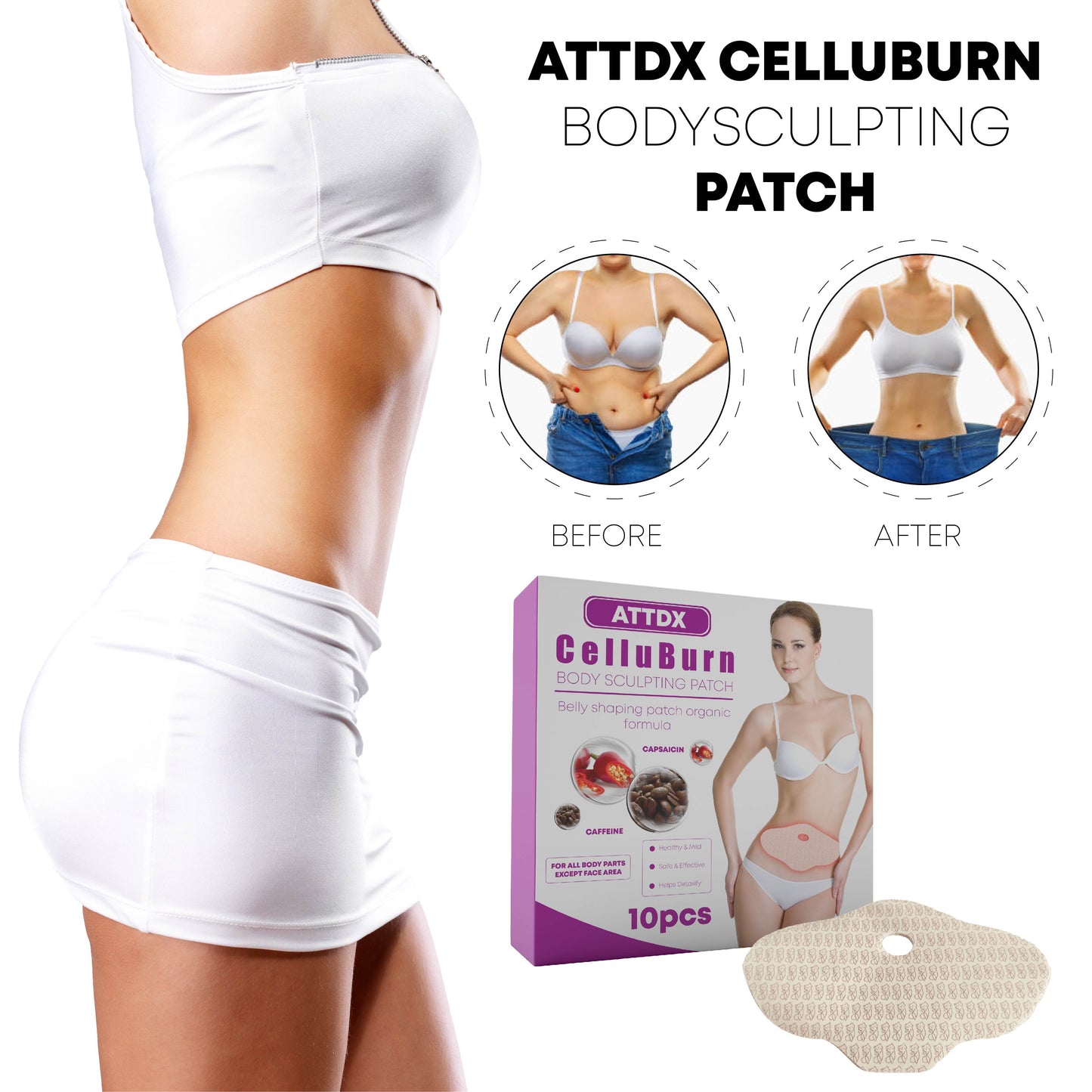 ATTDX CelluBurn BodySculpting Patch