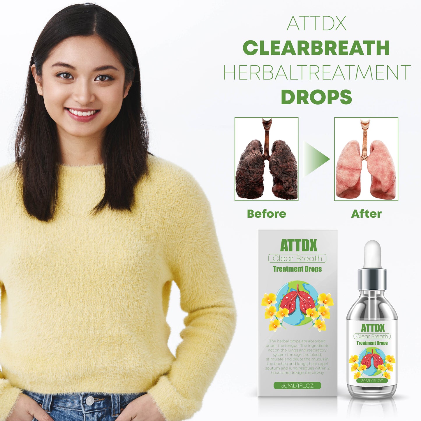 ATTDX ClearBreath HerbalTreatment Drops