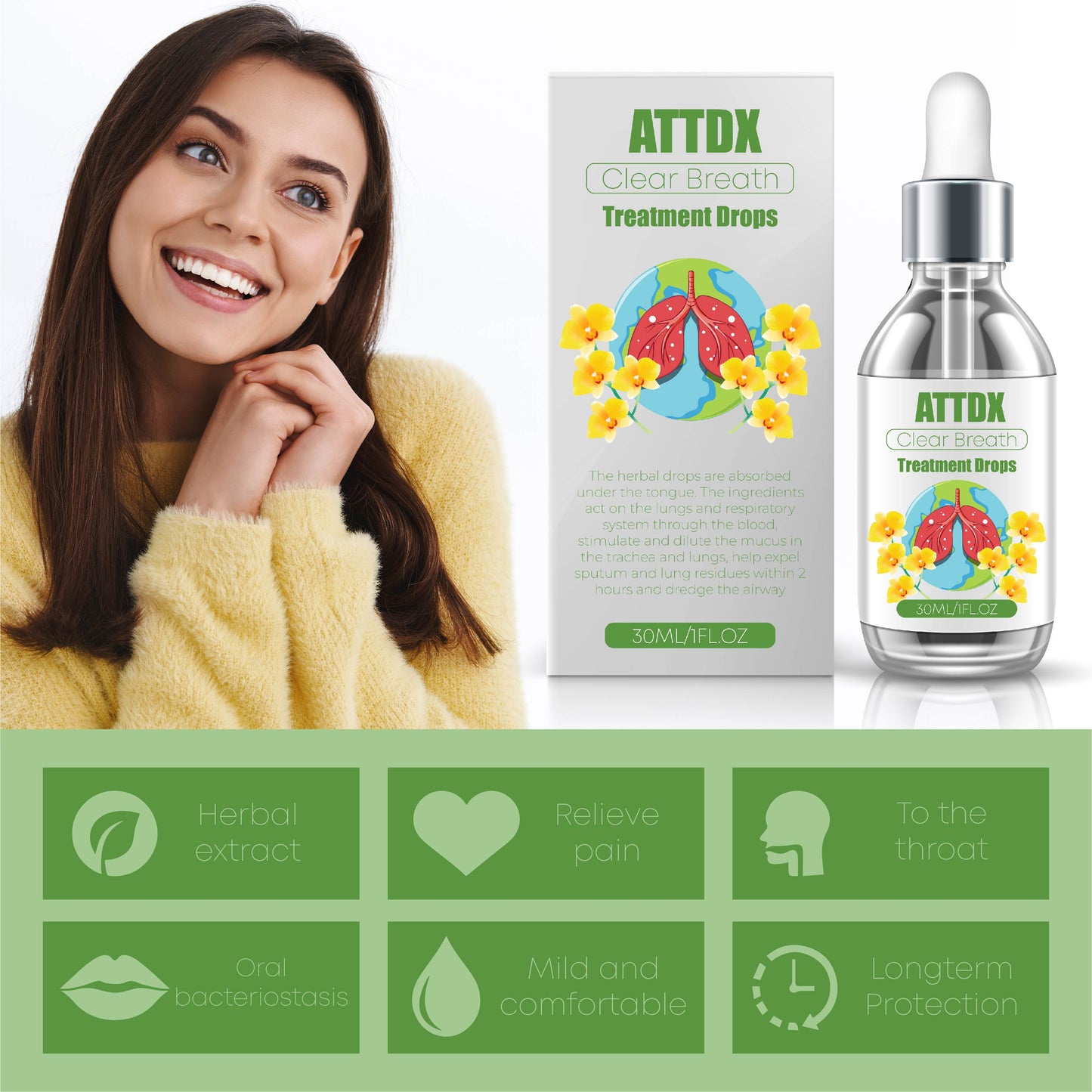 ATTDX ClearBreath HerbalTreatment Drops