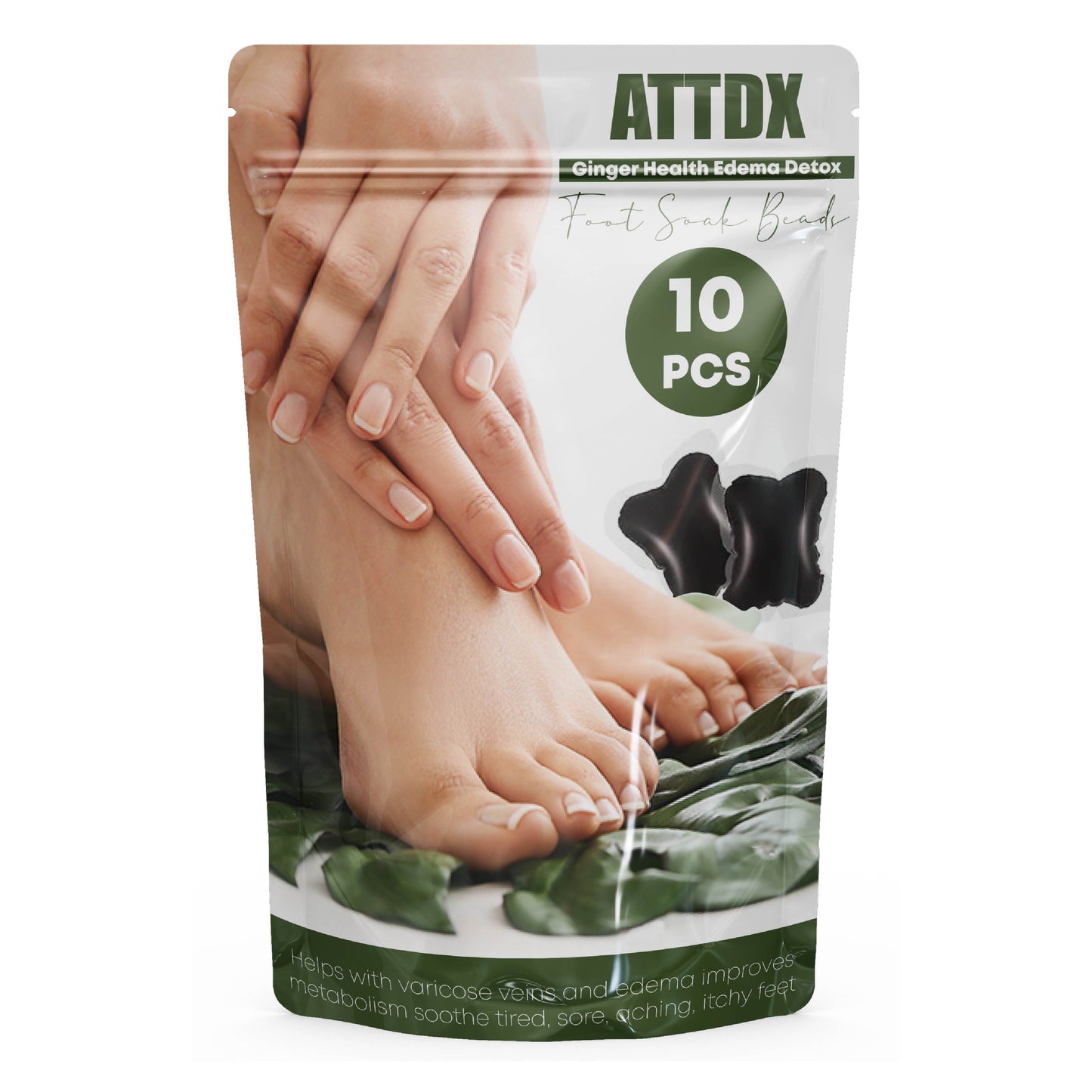 ATTDX GingerHealth EdemaDetox FootSoak Beads