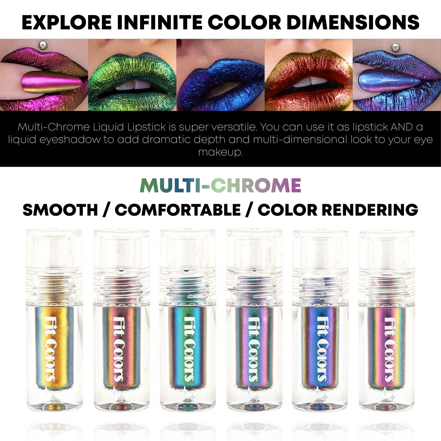 ATTDX LongLasting MultiChrome Liquid Lipstick