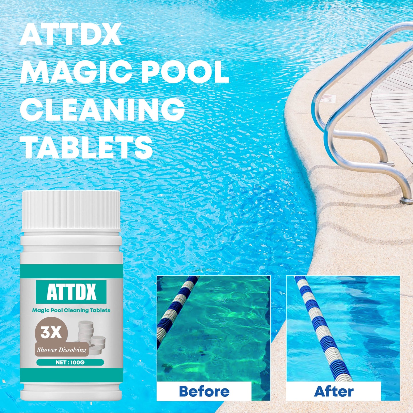 ATTDX Magic Pool Cleaning Tablets