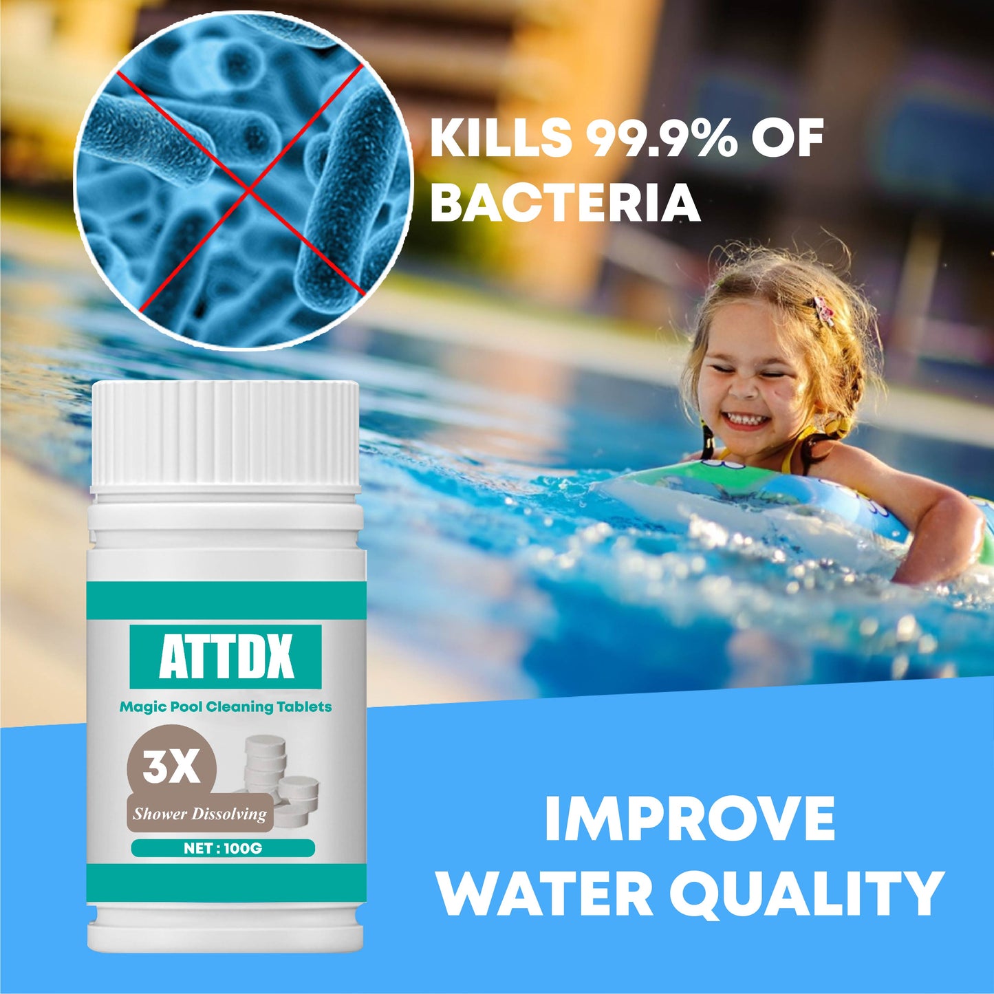 ATTDX Magic Pool Cleaning Tablets