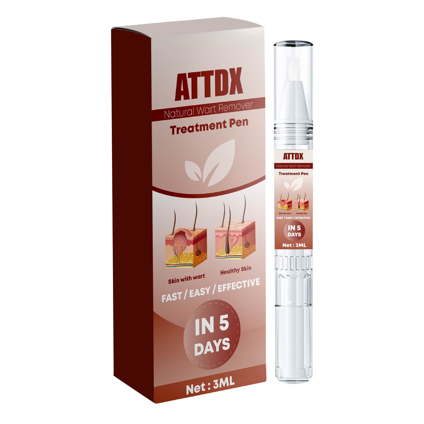 ATTDX Natural WartRemover Treatment Pen