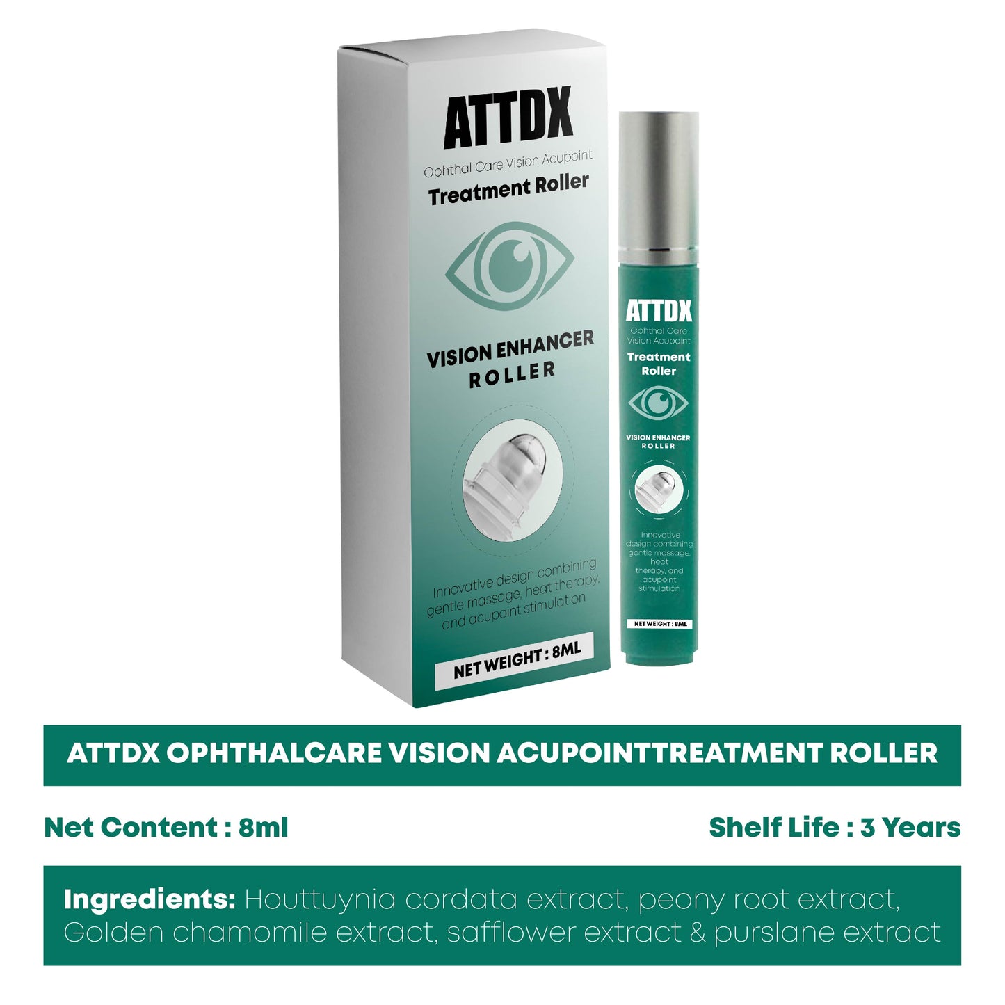 ATTDX OphthalCare Vision AcupointTreatment Roller