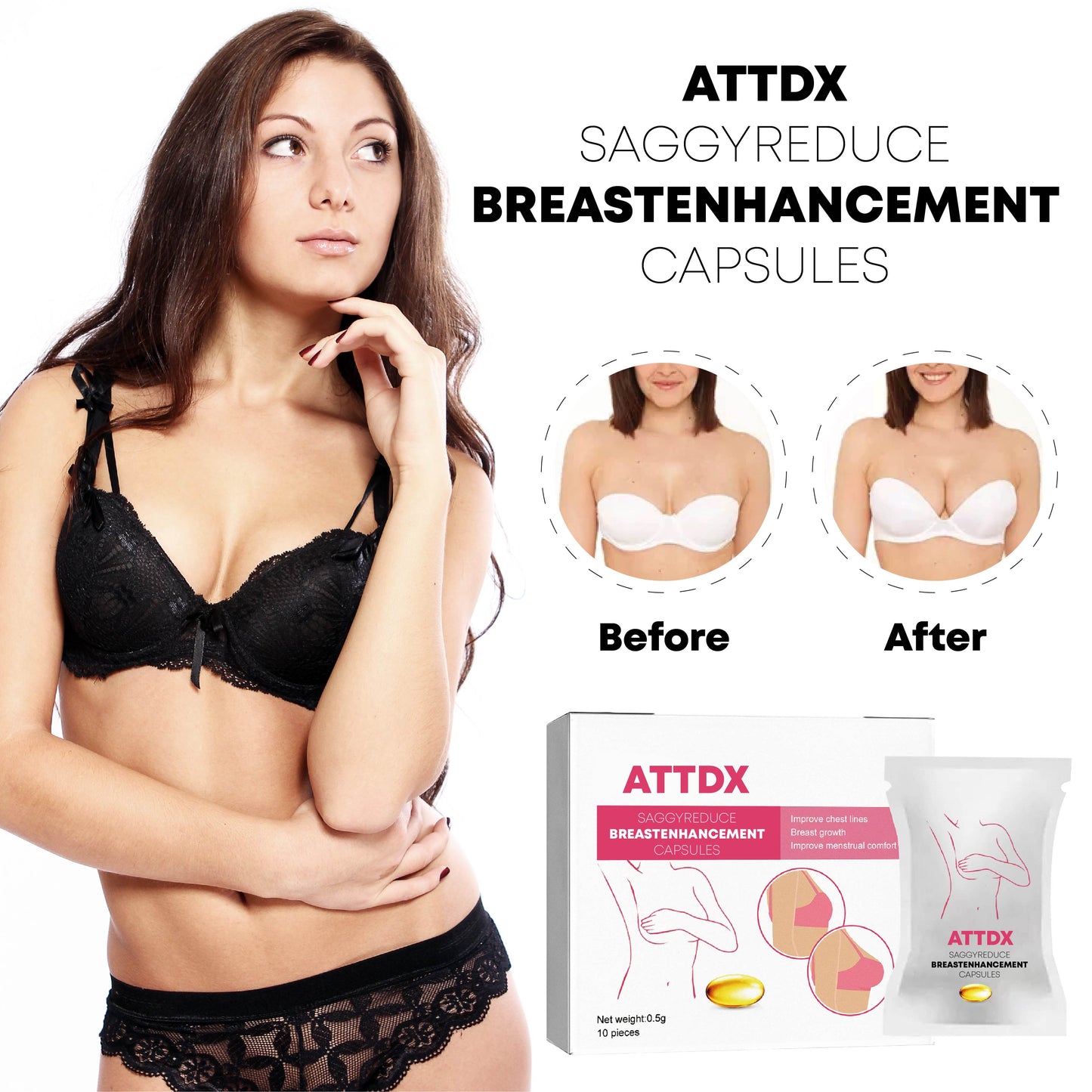 ATTDX SaggyReduce BreastEnhancement Capsules