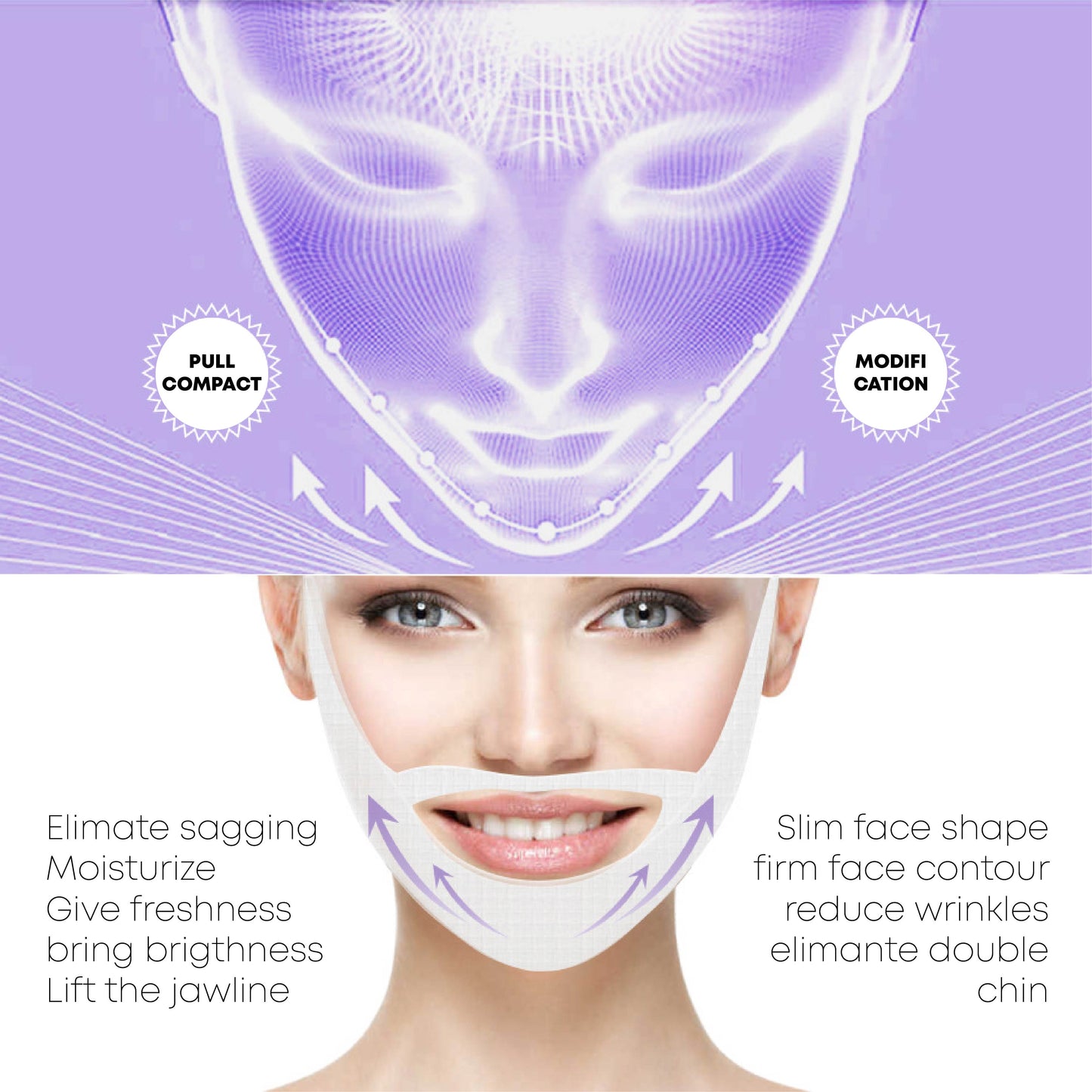 ATTDX V-Line FaceLift Overnight ChinMask