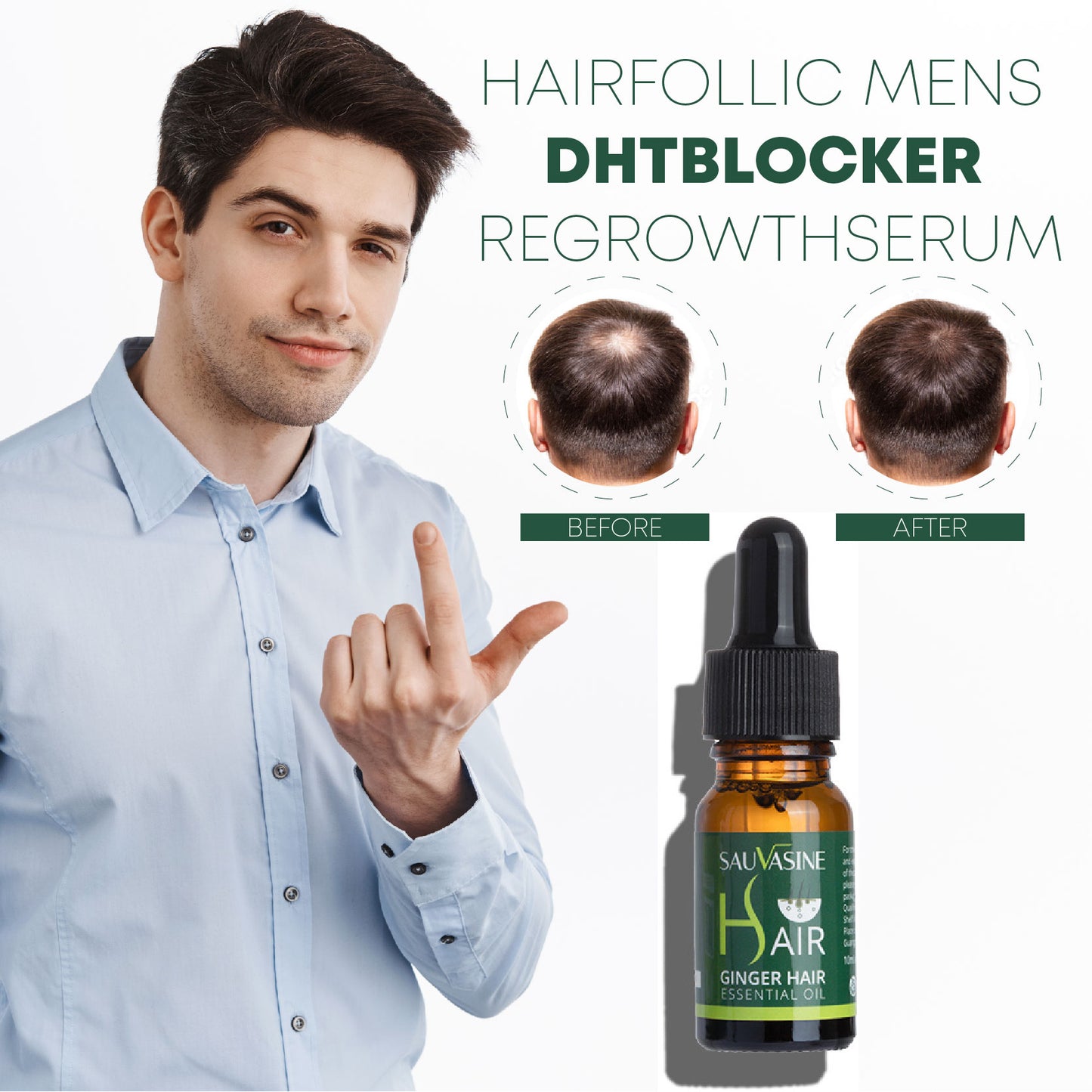 HairFollic Mens DHTBlocker RegrowthSerum