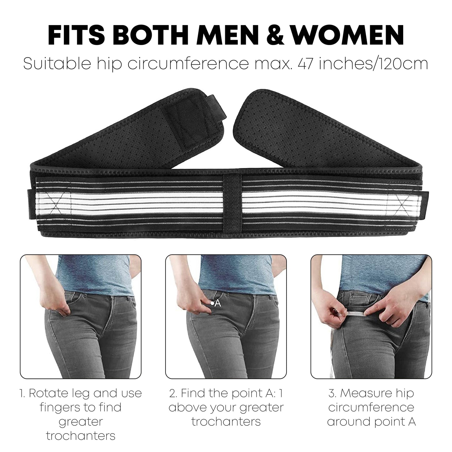 Ricpind BackPain SciaticaReliever Compression Belt