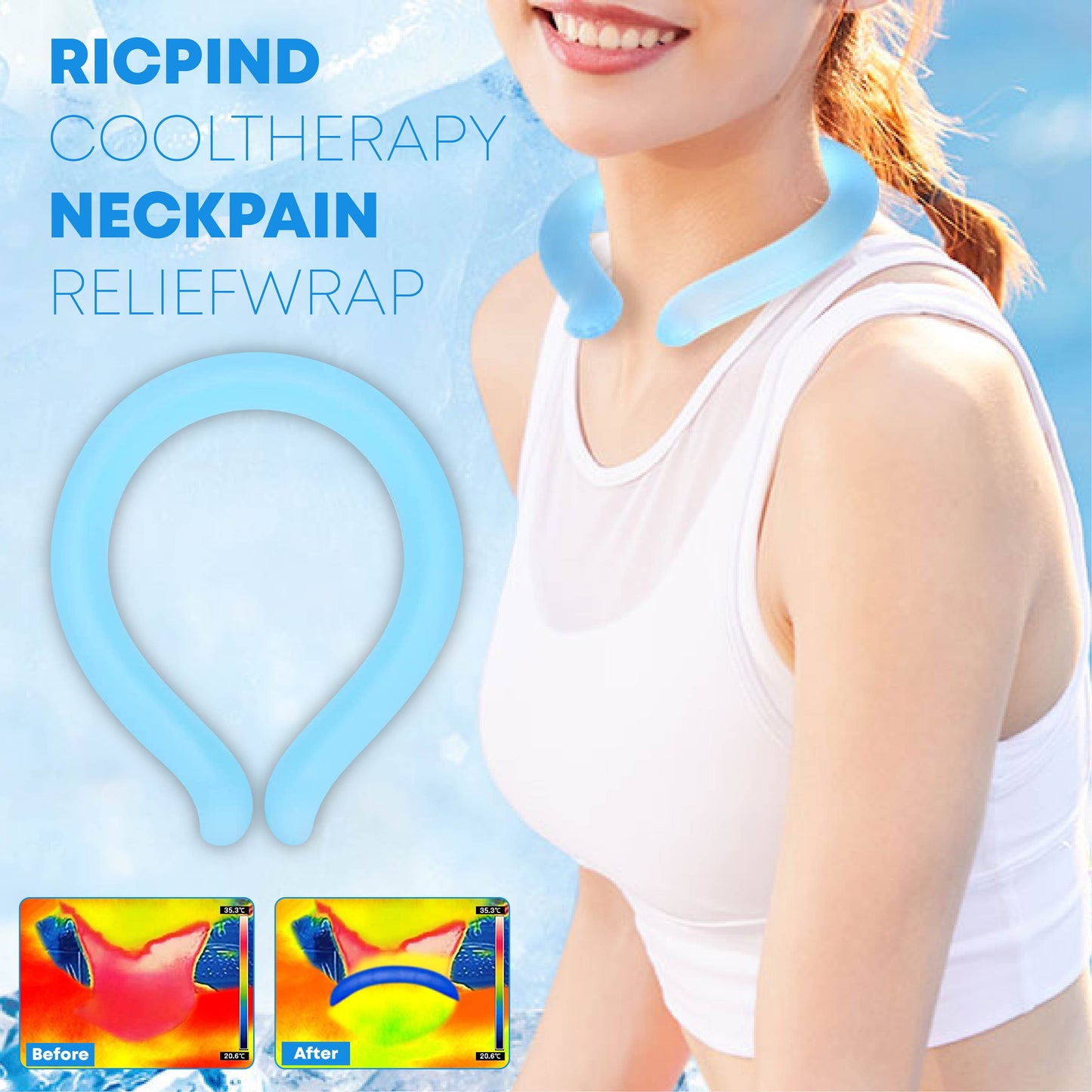 Ricpind CoolTherapy NeckPain ReliefWrap