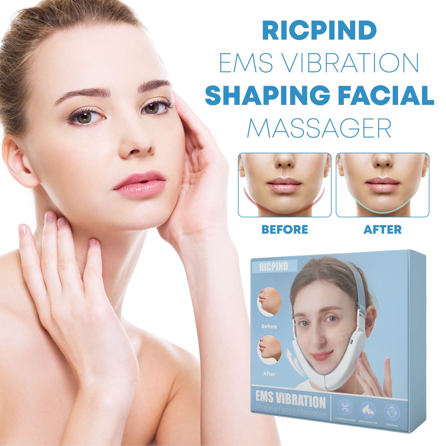 Ricpind EMS Vibration ShapingFacial Massager