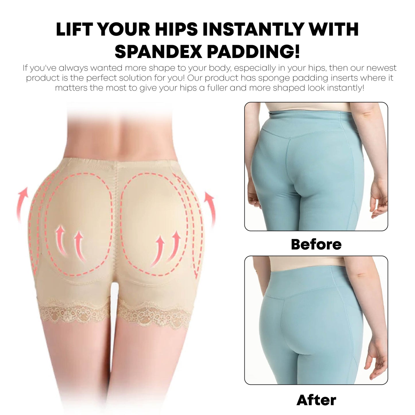 Ricpind Elastic HipsEnhance Sculpt Wear