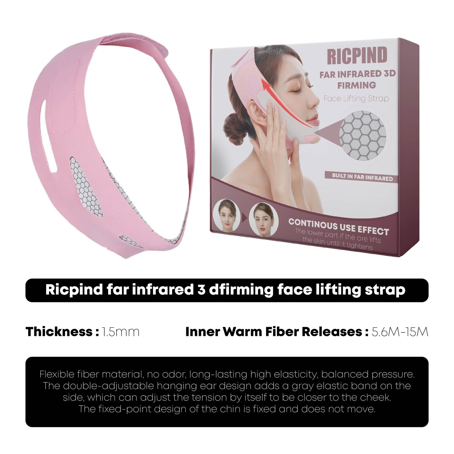 Ricpind FarInfrared 3DFirming FaceLifting Strap