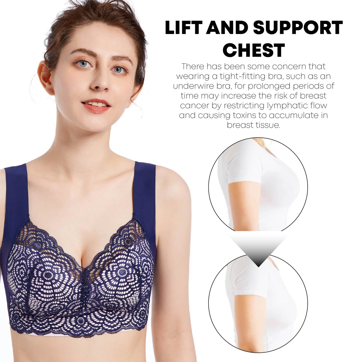 Ricpind LymphCare TourmalineFiber Bra