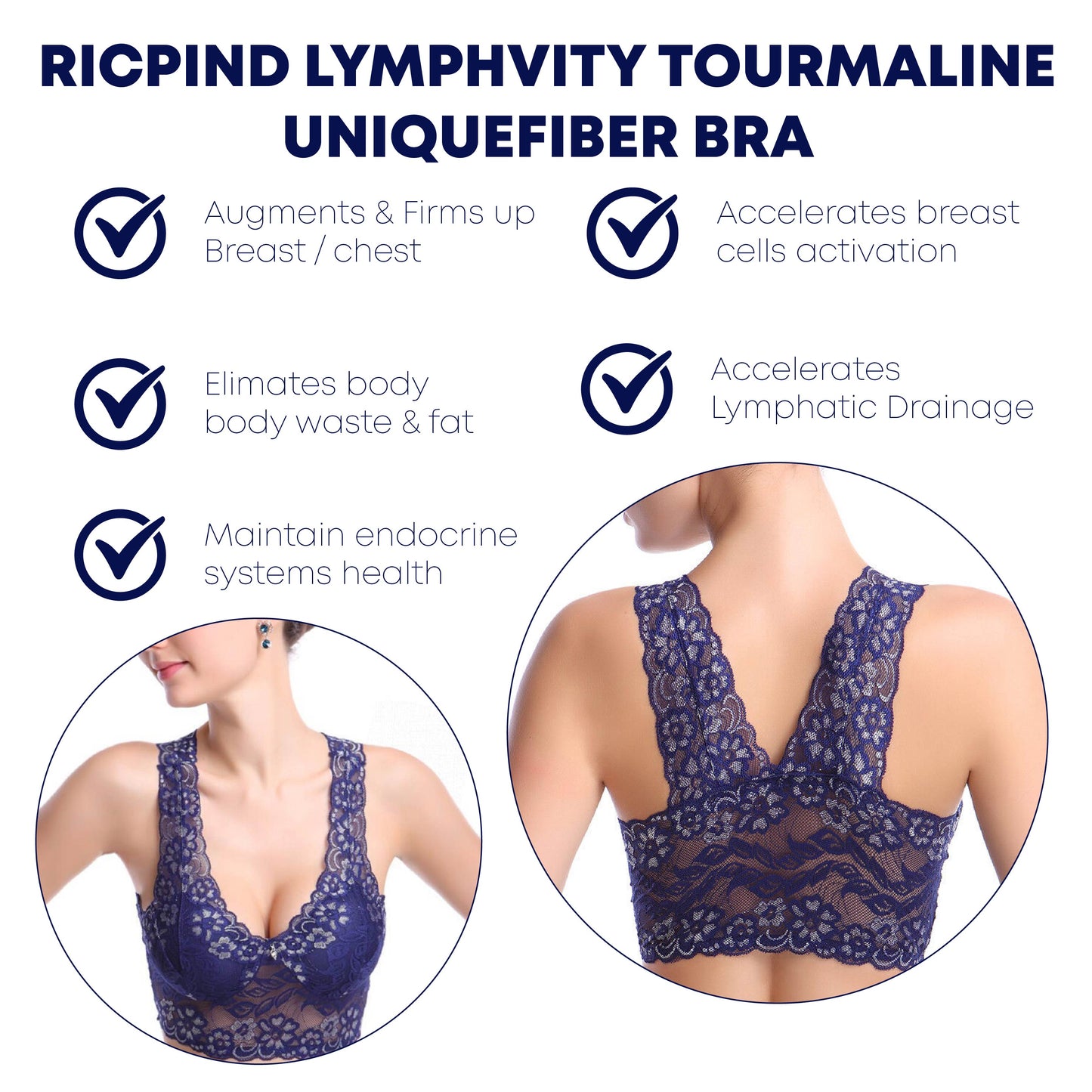 Ricpind Lymphvity Tourmaline UniqueFiber Bra