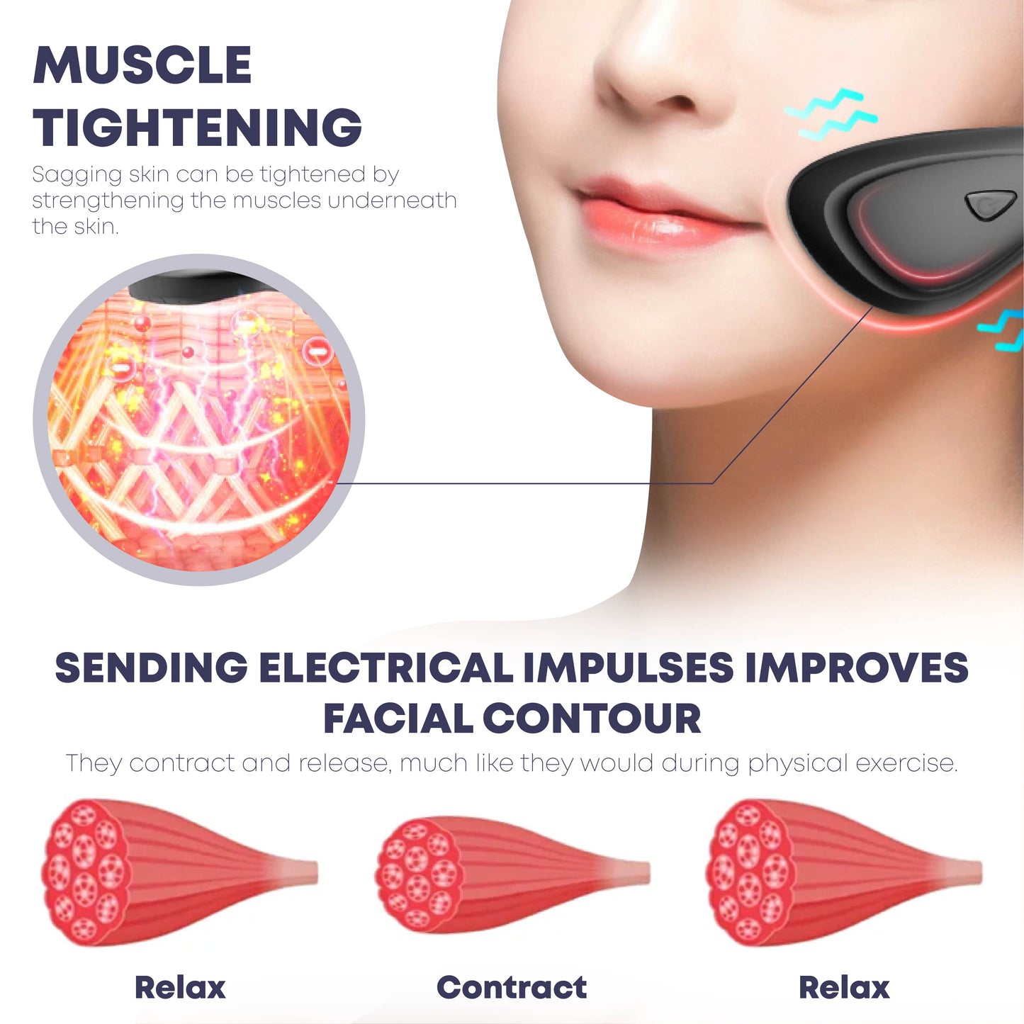 Ricpind Microcurrent Firming VFace Device