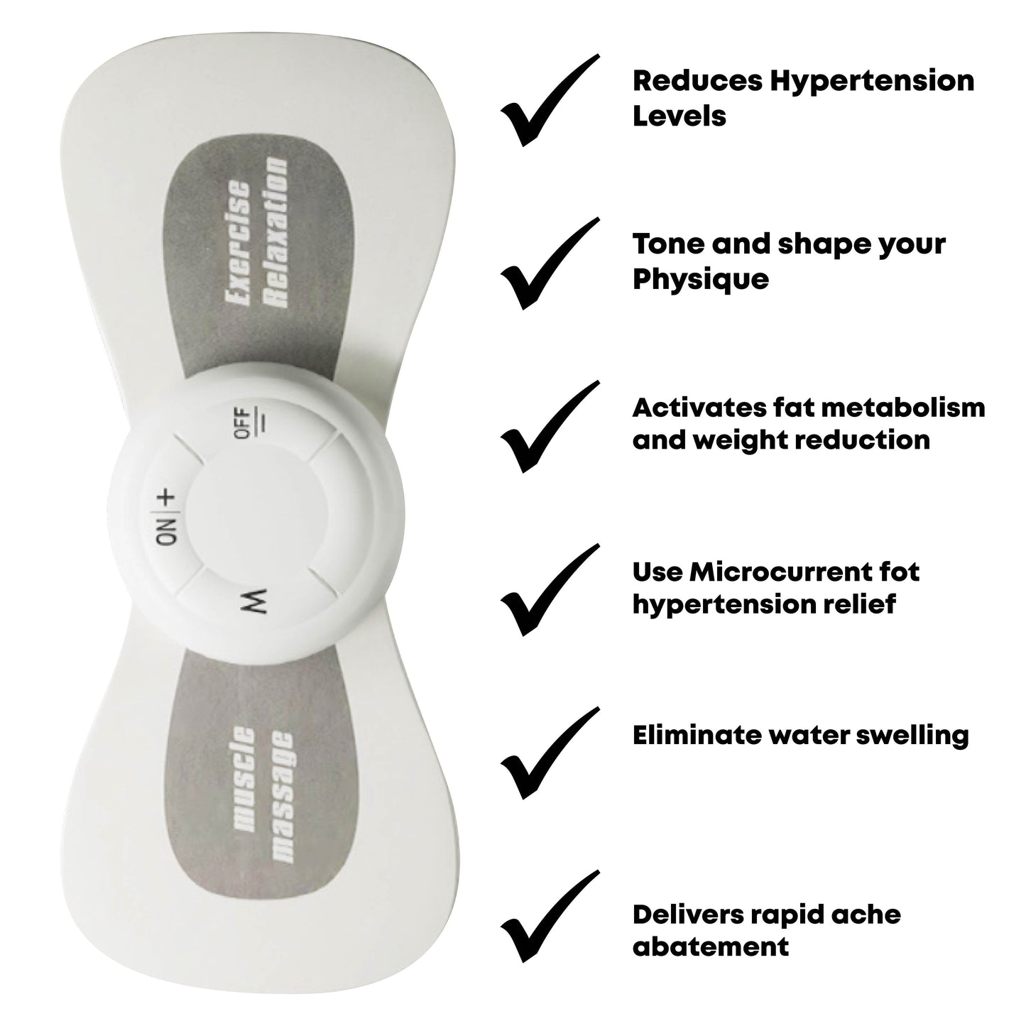 Ricpind Microcurrent HypertensionRelief Massager