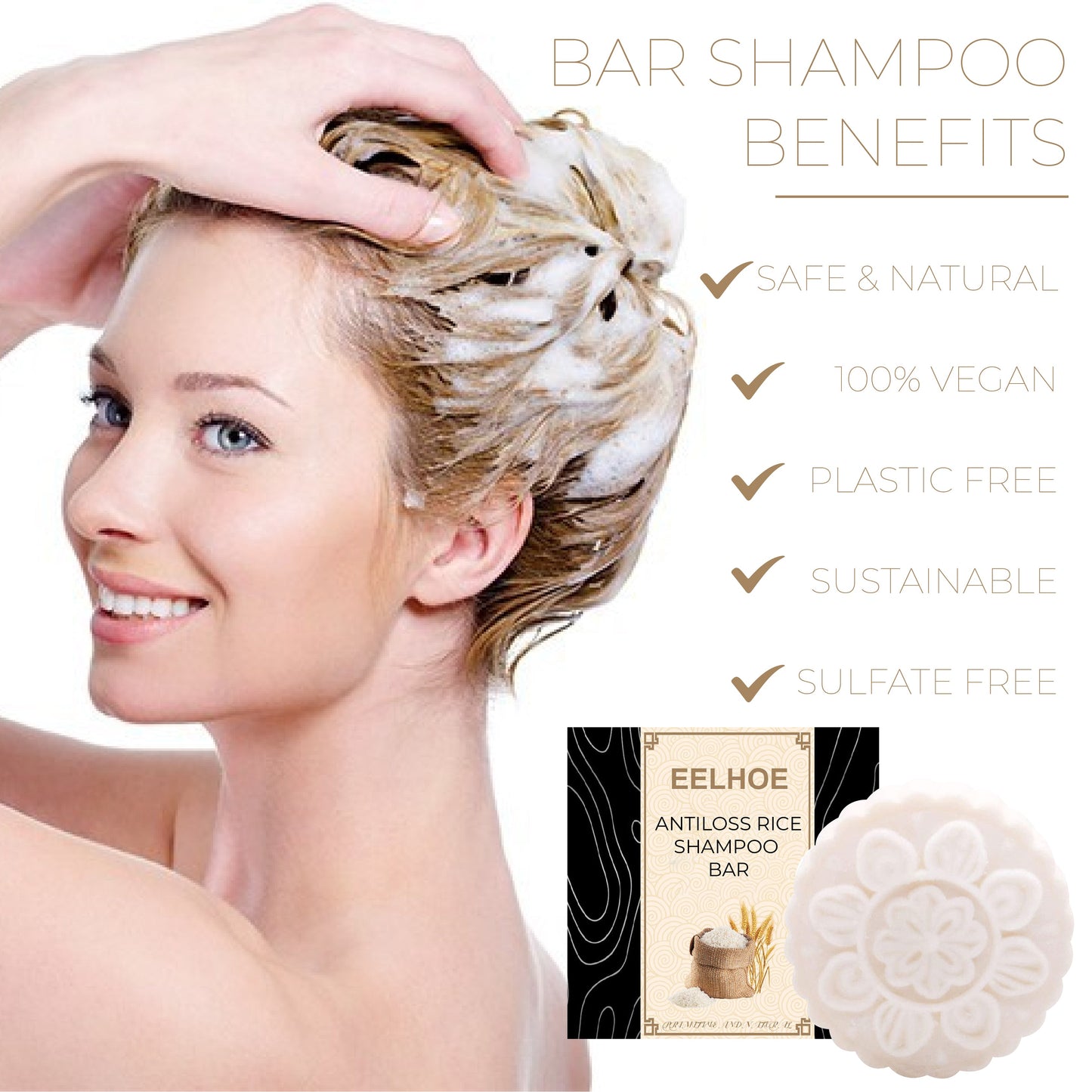 RiceEssence Instant HairReborn ShampooBar